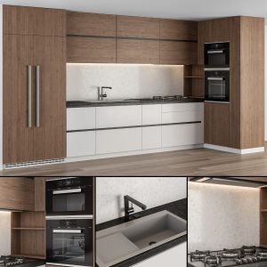 Kitchen Modern - White And Wood Cabinets 78