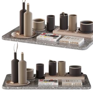 Japandi Kitchen Decor Set