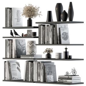 Decorative Set On Shelves - Set 10