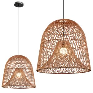 Nassa Woven Bamboo Pendant Light By Cb2