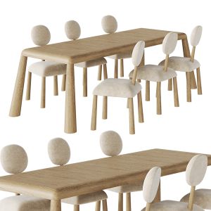 Kelly Dining Table And Kelly Chair By Kolkhoze