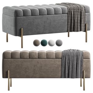 Boyden Velvet Storage Bench By Wayfair