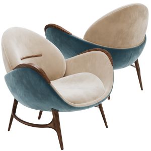 Gryfino Luxury Walnut Armchair by Wonatti