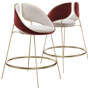 Hyoku Luxury Bar Chair By Alma De Luce