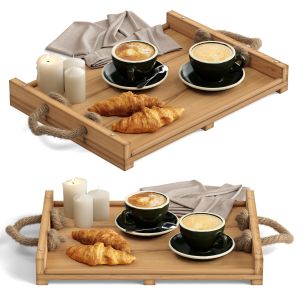 Decor Set 31 Coffee And Croissant