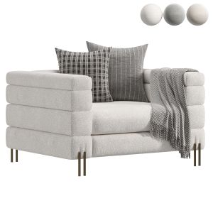 York Armchair White By Eichholtz