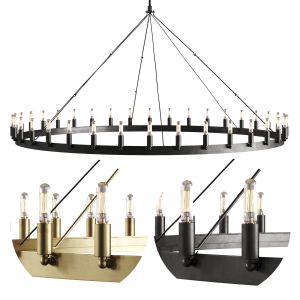 Camino Vintage Filament Round Chandelier 73