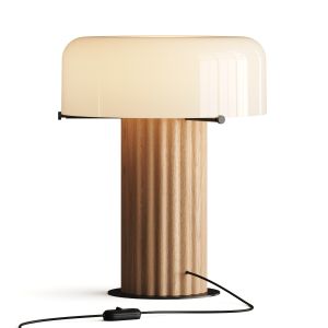 West Elm Linus Fluted Table Lamp