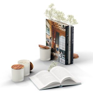 Decor Set 46 Gypsophila And Books