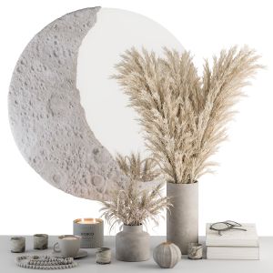 Decorative Set With Dried Plant - Set 100