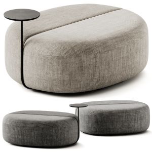 Artiko Sectional Modular Fabric Pouf At 12 By Mdd