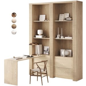 Wardrobe With Ch24 Wishbone Chair By Carl Hansen