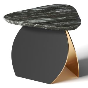 Eclat Bronze Side Table By Ralph Pucci