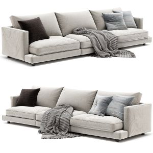 Flexform Long Island 3 Seats Sofa