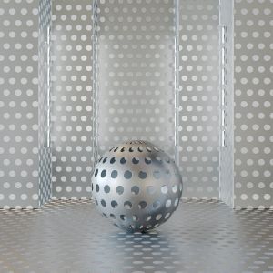 Metal Perforated 37 4k Seamless Pbr Material