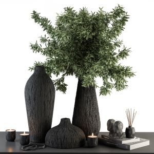 Vase And Plant - Decorative Set 99