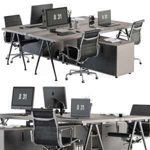 Employee Set - Office Furniture 258