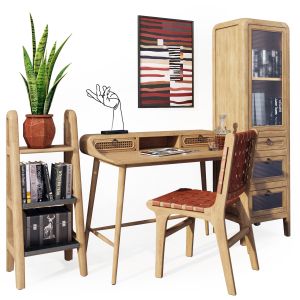 A Set Of Office Furniture Desk Nalu La Forma