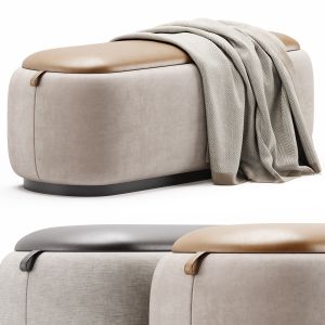 Cusco Fabric Pouf - Laskasas