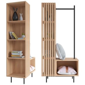 Open Wardrobe With Shelves | Okayama | Caspian