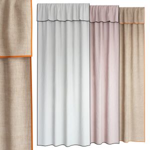 Curtains 138 | H&m | 2-pack Linen-blend Curtains