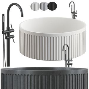 Doric 1350 Round Freestanding Bath