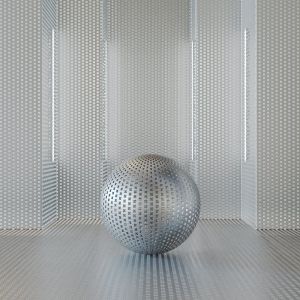 Metal Perforated 64 4k Seamless Pbr Material