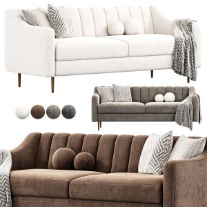 Olive Sofa Wood Legs By Westelm