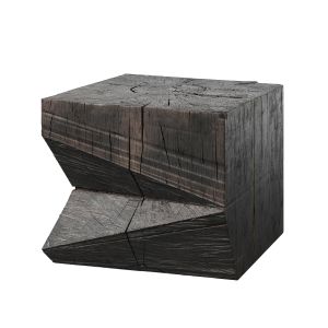 1st Dibs Sculpted Brutalist End Table Ct-9