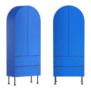 2lgstudio Blue Armoire Dresser