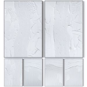 Set Of Six Large Wall Paintings 2664