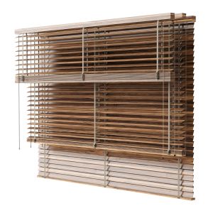 Wooden Blinds Set 12