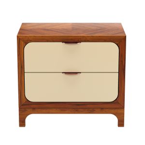 Cb2 - Paterson Lacquered Ivory Nightstand