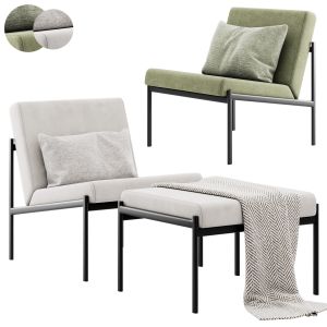 Kiki Lounge Chair And Ottoman By Artek