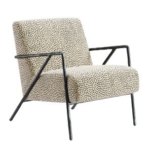 Cb2 Imogene Dot Hair On Hide Lounge Chair