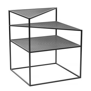 Cb2 Josef Black Metal Side Table