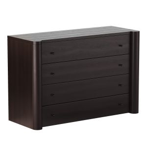 Cb2 Port Blackened Wood Short Dresser