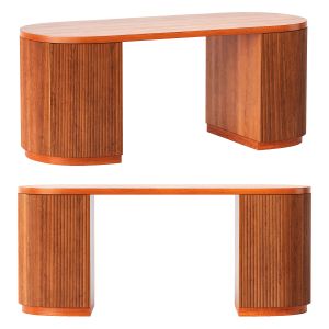 Cb2 Reid Oval Desk