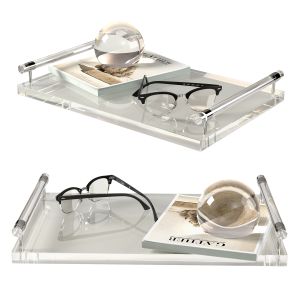 Cb2 Theron Acrylic Tray Set