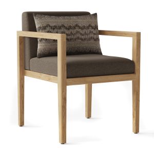 Rh Santos Teak Dining Armchair