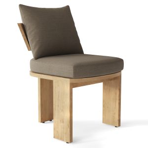 Rh Solaro Teak Side Chair