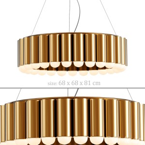 Radia Gold 60 Chandelier