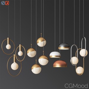 Four Hanging Light Set 07