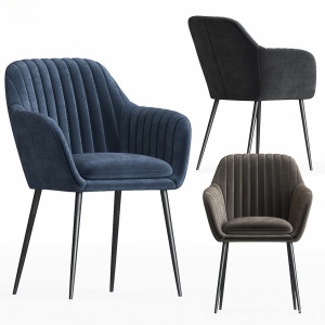 Deephoue Chair Lausanne Sea Blue Velvet