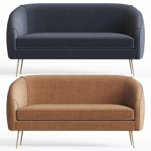 Stella Mid-century Loveseat Westelm