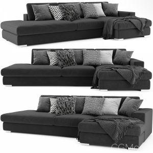 Boconcept Cenova Chaise Longue Sofa 2