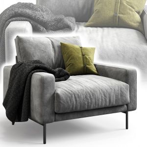 B&t Design Sofa Piu Single