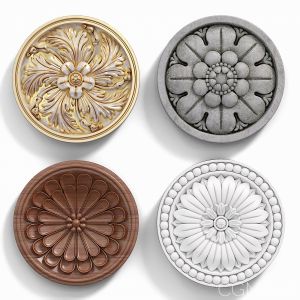 Decorative Wall Rosettes 03