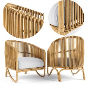 Tara Rattan Lounge Chair