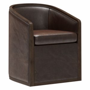 Restoration Hardware Dixon Base Leather Armchair